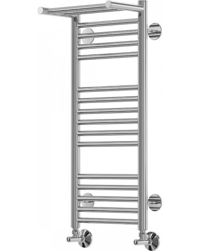Водяной полотенцесушитель Terminus Аврора П16 300x780 4660059582344 с полкой Хром