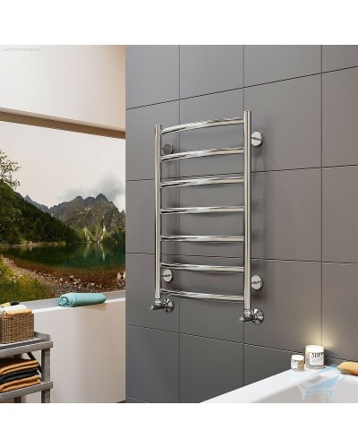 Водяной полотенцесушитель Terminus Атланта+ П7 500х800 4630080267640 Хром