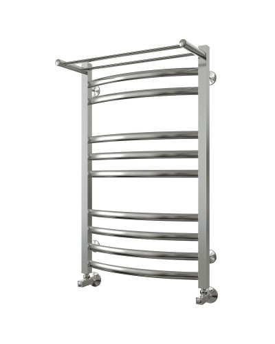 Водяной полотенцесушитель Terminus Енисей плюс П10 500x840 4620768886706 с полкой Хром