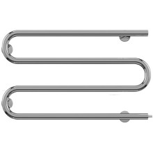 Электрический полотенцесушитель Terminus М-образный 600x350 4620768883927 Хром