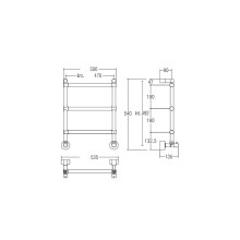 Водяной полотенцесушитель Margaroli Sole 4424703CRN Хром