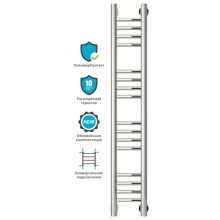 Полотенцесушитель водяной 1000х150 Сунержа Богема+ 00-0220-1015