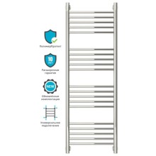 Полотенцесушитель водяной 1200х400 перемычка выгнутая Сунержа Богема+ 00-0221-1240