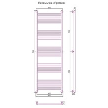Полотенцесушитель водяной 1900х600 Сунержа Богема+ 00-0220-1960