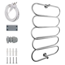 Электрический полотенцесушитель Energy Aura 1000x600 EETR0AURA1006000000 Хром