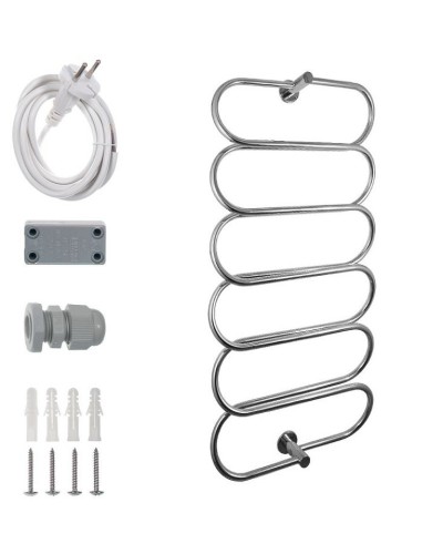 Электрический полотенцесушитель Energy Aura 1200x600 EETR0AURA1206000000 Хром