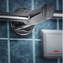 Электрический полотенцесушитель Energy Aura 1200x600 EETR0AURA1206000000 Хром