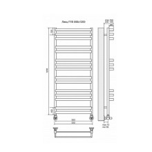 Водяной полотенцесушитель Terminus Линц П15 500x1200 4630080268395 Хром