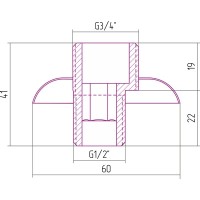 Отражатель с эксцентриком Сунержа 00-1508-0000