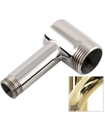 Уголок переходной 1" нар.р. - 1/2" нар.р. шампань Сунержа 020-1506-0112