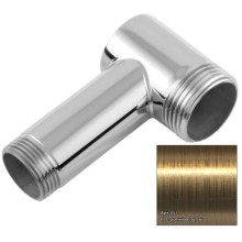 Уголок переходной 1" нар.р. - 3/4" нар.р. состаренная латунь  Сунержа 051-1506-0134