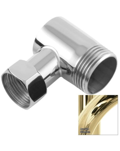 Уголок переходной 1" нар.р. - 3/4" н/г шампань Сунержа 020-1505-0134