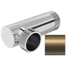 Уголок переходной 1" нар.р. - 1" нар.р. золотой матовый Сунержа 032-1506-1010