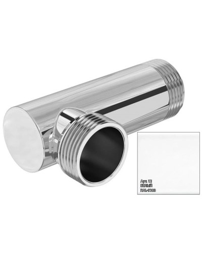 Уголок переходной 1" нар.р. - 1" нар.р. белый глянец Сунержа 12-1506-1010