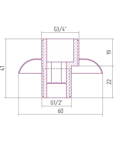 Отражатель с эксцентриком состаренная бронза Сунержа 05-1508-0000