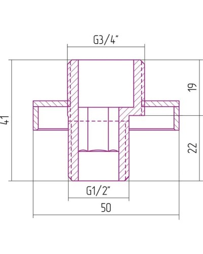 Отражатель с эксцентриком сатин Сунержа Tube 071-1507-0000