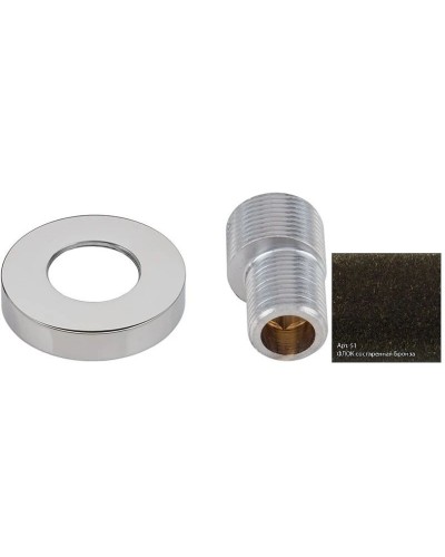 Отражатель с эксцентриком флок состаренная бронза Сунержа Tube 51-1507-0000