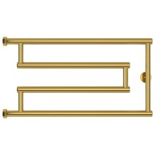 Полотенцесушитель водяной 320x650 золотой Сунержа High-Tech+ model "G" 03-4051-3265