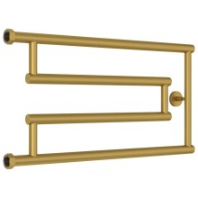 Полотенцесушитель водяной 320x650 золотой матовый Сунержа High-Tech+ model "G" 032-4051-3265