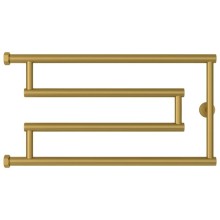 Полотенцесушитель водяной 320x650 золотой матовый Сунержа High-Tech+ model "G" 032-4051-3265