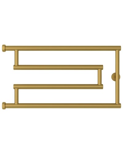 Полотенцесушитель водяной 320x650 золотой матовый Сунержа High-Tech+ model "G" 032-4051-3265