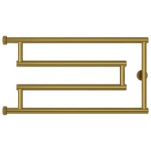 Полотенцесушитель водяной 320x650 состаренная латунь Сунержа High-Tech+ model "G" 051-4051-3265