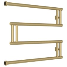 Полотенцесушитель водяной 500x650 шампань матовая Сунержа High-Tech+ model "M" 022-4050-5065