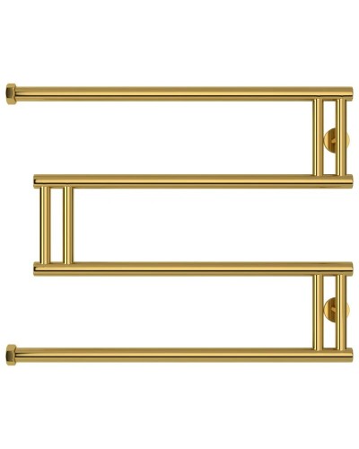 Полотенцесушитель водяной 500x650 золотой Сунержа High-Tech+ model "M" 03-4050-5065