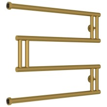 Полотенцесушитель водяной 500x650 золотой матовый Сунержа High-Tech+ model "M" 032-4050-5065