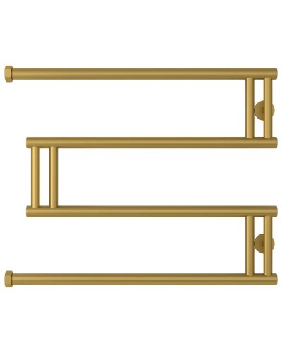 Полотенцесушитель водяной 500x650 золотой матовый Сунержа High-Tech+ model "M" 032-4050-5065