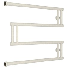 Полотенцесушитель водяной 500x650 античное белое золото Сунержа High-Tech+ model "M" 10-4050-5065