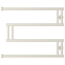 Полотенцесушитель водяной 500x650 античное белое золото Сунержа High-Tech+ model "M" 10-4050-5065