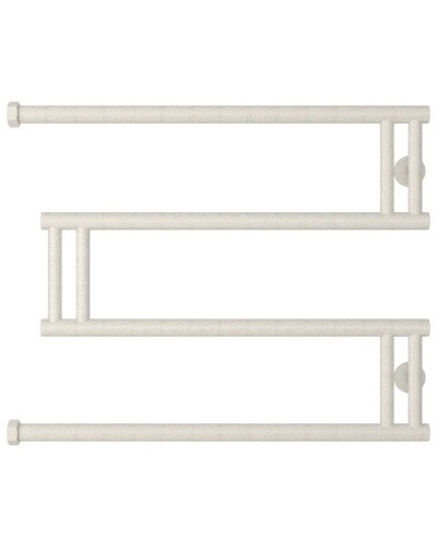 Полотенцесушитель водяной 500x650 античное белое золото Сунержа High-Tech+ model "M" 10-4050-5065