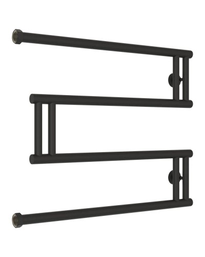 Полотенцесушитель водяной 500x650 темный титан муар Сунержа High-Tech+ model "M" 15-4050-5065