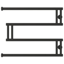 Полотенцесушитель водяной 500x650 темный титан муар Сунержа High-Tech+ model "M" 15-4050-5065