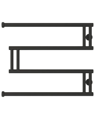 Полотенцесушитель водяной 500x650 темный титан муар Сунержа High-Tech+ model "M" 15-4050-5065
