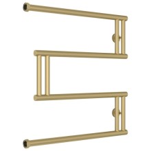 Полотенцесушитель водяной 600x600 шампань матовая Сунержа High-Tech+ model "M" 022-4050-6060