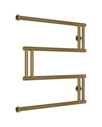 Полотенцесушитель водяной 600x600 состаренная бронза Сунержа High-Tech+ model "M" 05-4050-6060