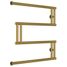 Полотенцесушитель водяной 600x600 состаренная латунь Сунержа High-Tech+ model "M" 051-4050-6060