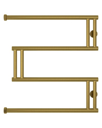 Полотенцесушитель водяной 600x600 состаренная латунь Сунержа High-Tech+ model "M" 051-4050-6060