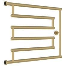 Полотенцесушитель водяной 500x650 шампань матовая Сунержа High-Tech+ model "L" 022-4052-5065