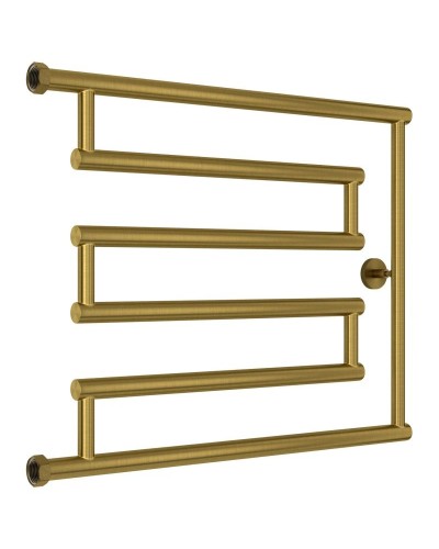 Полотенцесушитель водяной 500x650 состаренная латунь Сунержа High-Tech+ model "L" 051-4052-5065