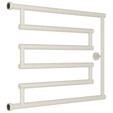 Полотенцесушитель водяной 500x650 античное белое золото Сунержа High-Tech+ model "L" 10-4052-5065