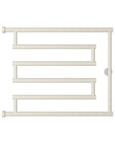 Полотенцесушитель водяной 500x650 античное белое золото Сунержа High-Tech+ model "L" 10-4052-5065