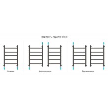 Полотенцесушитель водяной 600х400 состаренная бронза Сунержа Галант+ 05-0200-6040