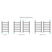 Полотенцесушитель водяной 800х500 золотой матовый Сунержа Галант+ 032-0200-8050