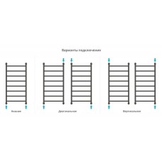 Полотенцесушитель водяной 1000х500 золотой Сунержа Галант+ 03-0200-1050