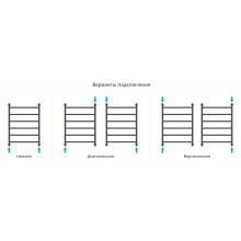 Полотенцесушитель водяной 800х600 состаренная латунь Сунержа Галант+ 051-0200-8060
