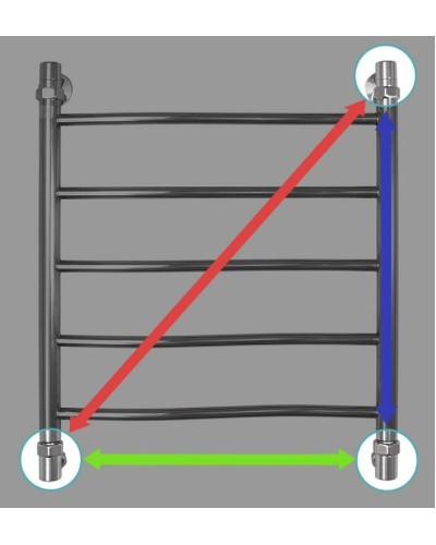 Водяной полотенцесушитель Energy Breeze 600x500 EWTRBREEZ0605000000 Хром