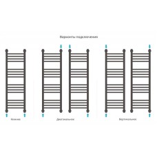 Полотенцесушитель водяной 1000х300 белый матовый Сунержа Богема+ 30-0220-1030